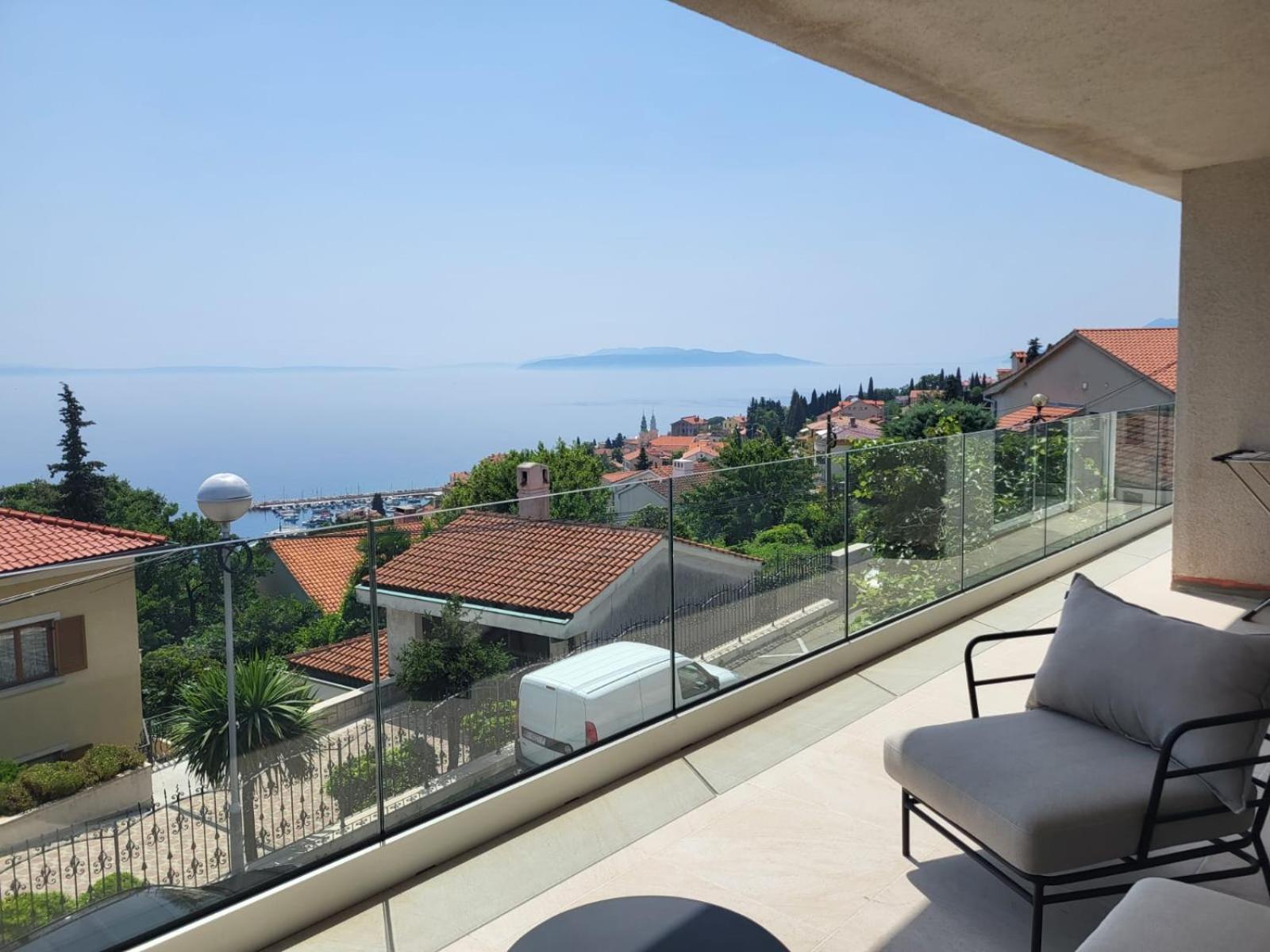 Premium Apartment With Beautiful Sea View, Short Walk To The Sea Opatija Ngoại thất bức ảnh